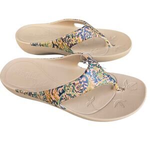 Alegria Ode Printed Recovery Thong Sandals Women's EU 41, US 10.5-11